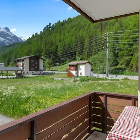 Vue, 2 Terrasses & Parking Prive - Apartment Saas-Grund