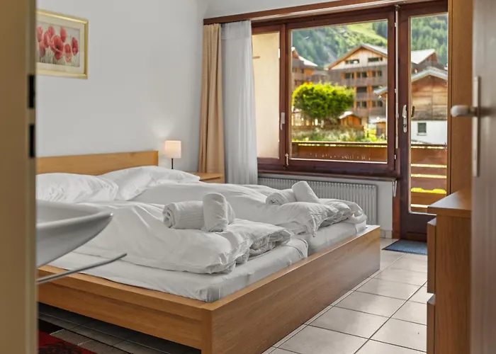 Vue, 2 Terrasses & Parking Prive - Saas-Grund