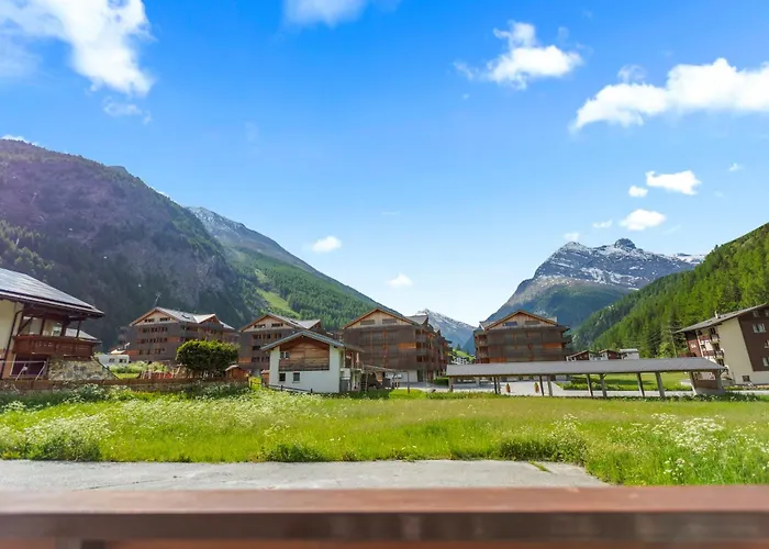 Vue, 2 Terrasses & Parking Prive - Apartman Saas-Grund